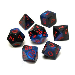 Gemini: 7Pc Black-Starlight / Red