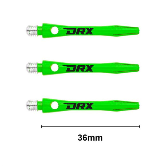DRX-Coated Aluminium Green Short Shafts