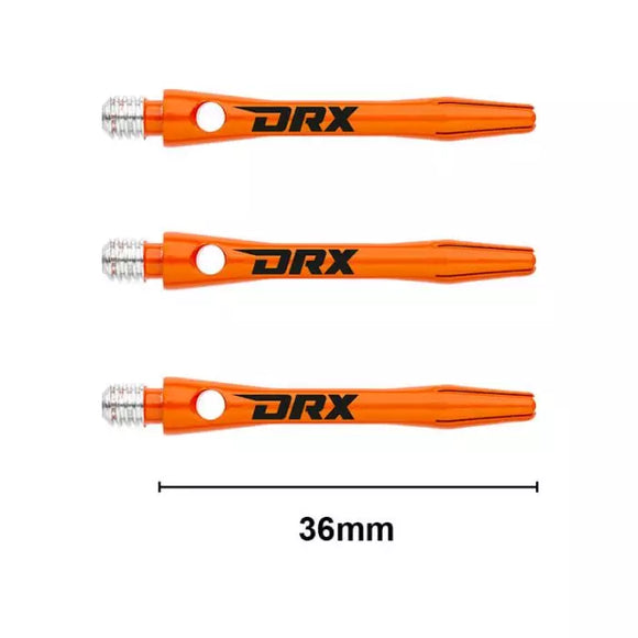 DRX-Coated Aluminium Orange Short Shafts