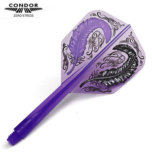 Feather-Clear Purple-Small-Condor Zero Stress Flight-Short 21.5mm