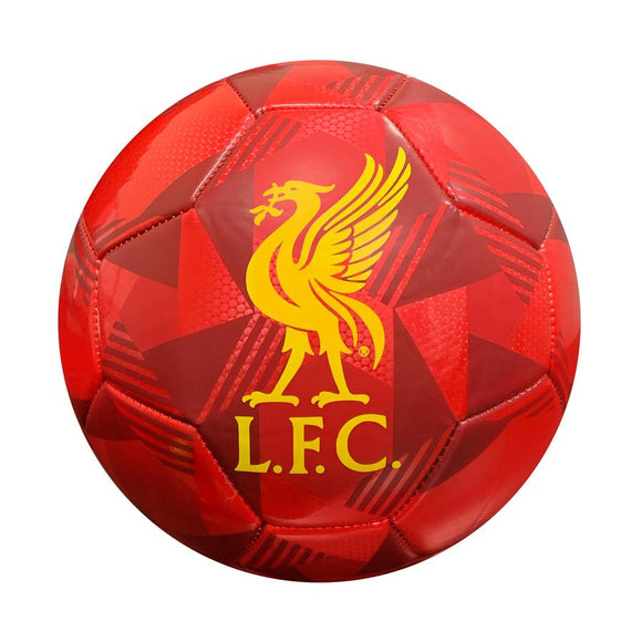 Liverpool Size 5 Red Prism Soccer Ball