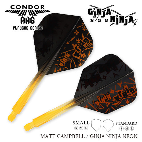 Standard Matt Campbell Gradient Condor Axe Flight - Short 21.5mm