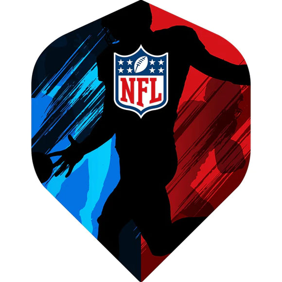 NFL - Dart Flights - Official Licensed - No2 - Std - NFL Brand - Silhouette