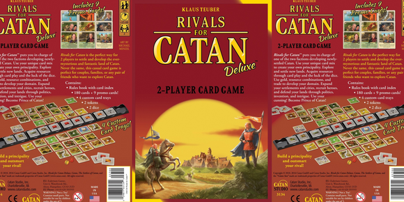 Rivals for Catan Deluxe (2 Player Card Game)