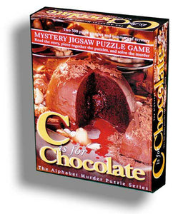 Mystery Jigsaw Puzzle - C is for Chocolate - TDC (2 x 500 piece)