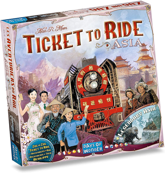 Ticket to Ride Map #1 Asia