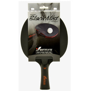 Table Tennis Rackets: Black Mist Series (Black/Yellow) - Swiftflyte