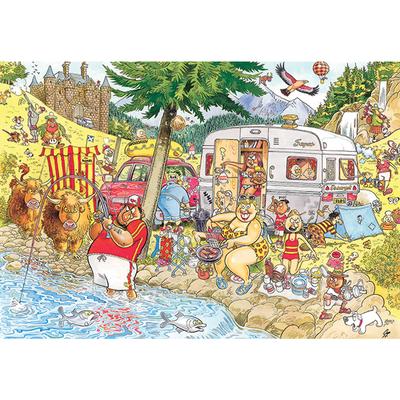 Wasgij Mystery #6, Camping Commotion 1000 Piece Puzzle