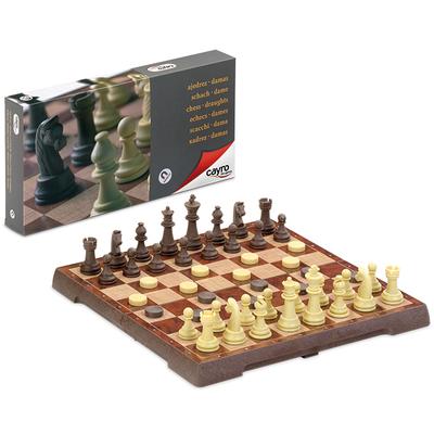 Chess: Magnetic Chess & Draught Set Large - Cayro