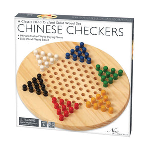 Wooden Chinese Checkers 11.5"