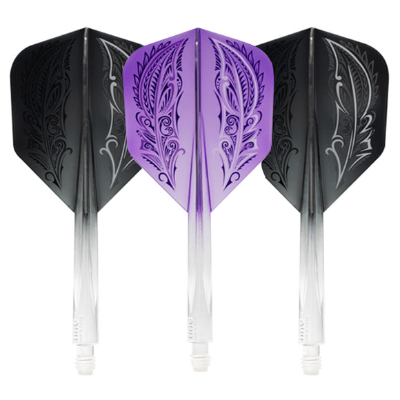 Condor Axe Feather-Shiori Sato Shape Purple Medium