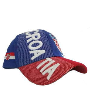 Croatia 3D Hat