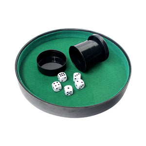 NEW ARRIVAL: Dice Tray w. Dice & Collapsible Cup - Mind Matters