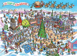 Cobble Hill - Doodletown: 12 Days of Christmas - 1000 pcs