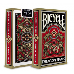 Playing Cards: Gold Dragon Back - Bicycle
