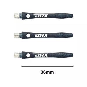DRX-Coated Aluminium Black Short Shafts