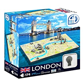 3D/4D Puzzles - Mini London- 4D Cityscape 174 piece jigsaw puzzle