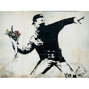Urban Art Graffiti: (Banksy) Rage, Flower Thrower 1000pcs
