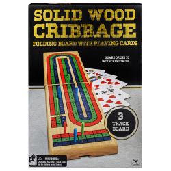 Folding Cribbage Board - 3 Colour Track
