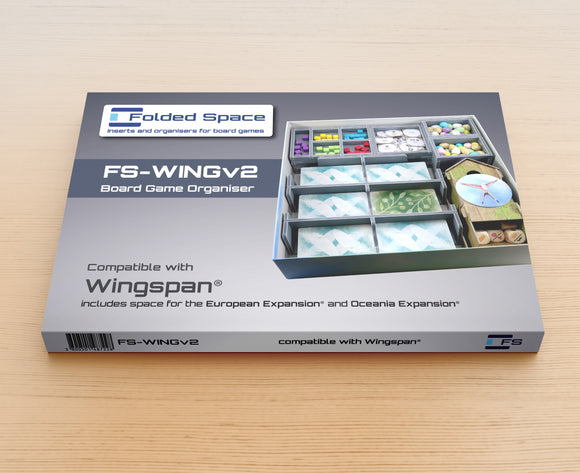 FOLDED SPACE: WINGSPAN 2ND EDITION W/ EXPANSIONS