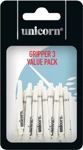 5 Sets of Unicorn Gripper 3 White Short Shafts
