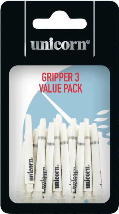 5 Sets of Unicorn Gripper 3 White Short Shafts