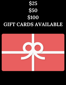 Online Only Gift Cards