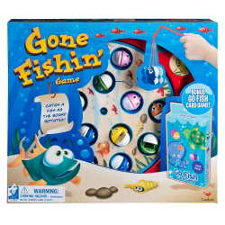 Gone Fishin' Game Includes Bonus GO FISH Card Game