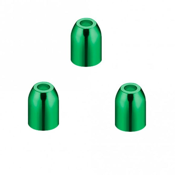 L-Style - Premium Metal Champagne Rings - Pack 3 - Green