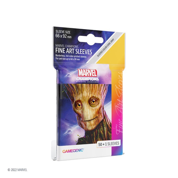 Sleeves: Marvel Champions Fine Art-Groot  Toronto Darts & Games