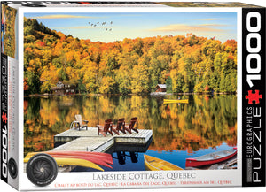 EuroGraphics - Lakeside Cottage, Quebec (HDR Photography) 1000 piece