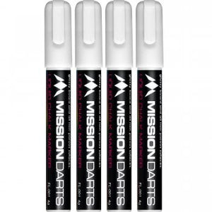 Mission Liquid Chalk Pens Pack 4 - White