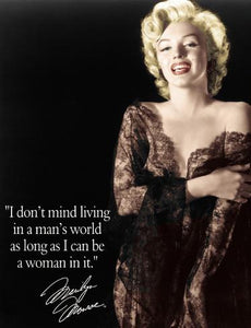 Marilyn Monroe - Man's World Tin Sign