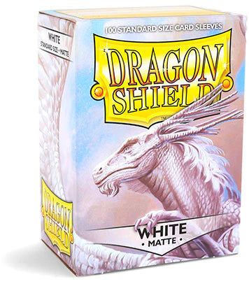 Dragon Shield Matte White Sleeves (100)