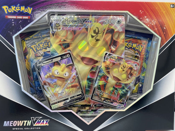 Pokemon Meowth Vmax Box International Version – Toronto Darts & Games