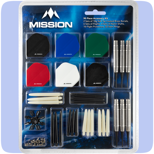 Mission 90 Piece Dart & Accessory Soft Tip Set