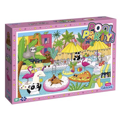 Pool Party - Gibsons 100 piece Jigsaw Puzzle