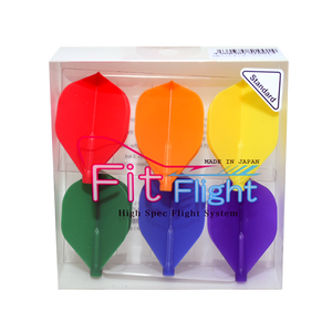 Cosmo Standard Flights Pride Colours (6 Pack) Mixed Colours