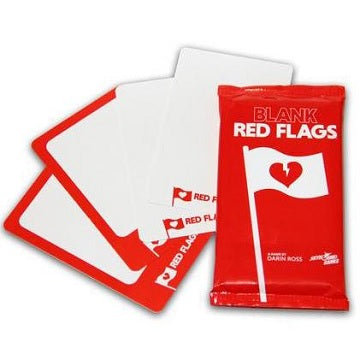 Red Flags Blank Cards