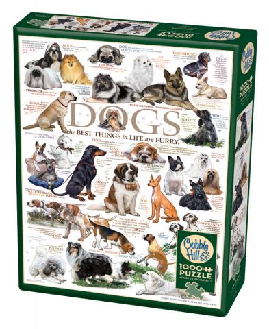 Cobble Hill - Dog Quotes - 1,000 piece Jigsaw Puzzle