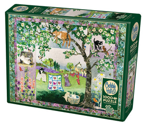 Cobble HIll - Wind In The Whiskers - 1,000 piece Jigsaw Puzzle