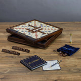 Scrabble Deluxe Wooden Edition with Rotating Game Board