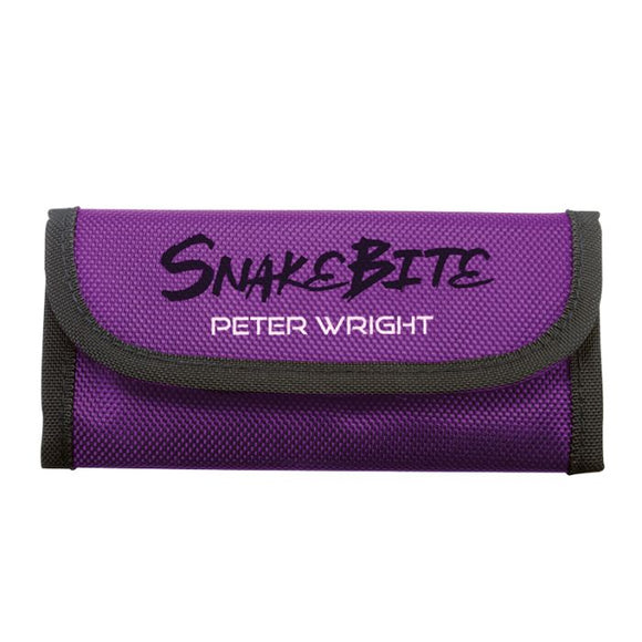 Peter Wright Trifold Wallet - Purple and Black