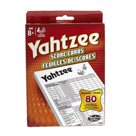 80 Yahtzee Score Cards (Pads)